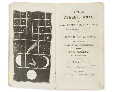 Chapbooks.- Astronomy.- Holden (Moses) A small celestial atlas, or maps of the visible heavens, in the latitudes of Britain, 