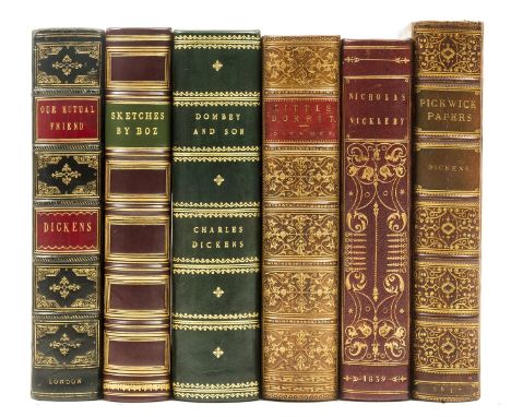 Dickens (Charles) The Posthumous Papers of the Pickwick Club, first issue, half-title, additional engraved title, frontispiec