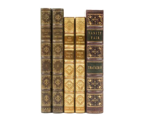 Thackeray (William Makepeace) Vanity Fair. A Novel without a Hero, first issue with the suppressed woodcut of Marquis of Stey