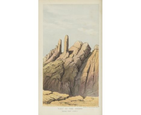 Burton (Sir Richard Francis) The Land of the Midian (Revisited), 2 vol., first edition, half-titles, 6 chromolithographed pla