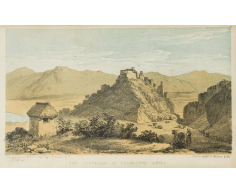 Allen (Capt. William) The Dead Sea, a New Route to India, 2 vol. in 1, first edition, half-title, 8 lithographed plates, most