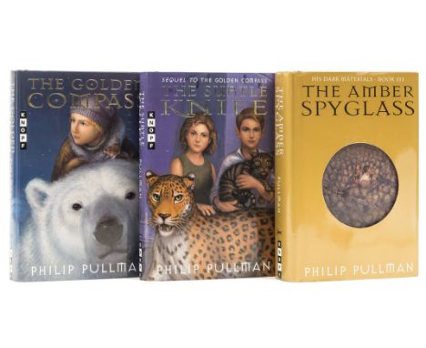 Pullman (Philip) [His Dark Materials], 3 vol., first American editions, signed by the author on titles, original boards, dust