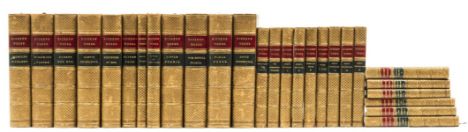 Dickens (Charles) [Works], 26 vol. only, all but Oliver Twist; Hard Times; A Child's History of England; and Edwin Drood firs