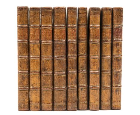 [Sterne (Laurence)] The Life and Opinions of Tristram Shandy, Gentleman, 9 vol., vol. 1 &amp; 2 fourth editions, vol. 3 secon