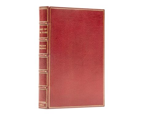 Golding (William) Lord of the Flies, first edition, red crushed morocco, gilt, by Bayntun-Riviere, spine gilt with compartmen