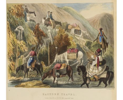 Kinglake (Alexander William) Eothen, or Traces of Travel...from the East, first edition, half-title, 2 hand-coloured lithogra