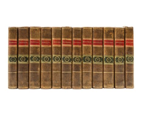 Shakespeare (William) The Plays, 12 vol., titles with woodcut vignette, occasional light foxing, some spotting and browning t