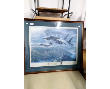 A TIGERS OVER THE EIFEL SIGNED LIMITED EDITION PRINT