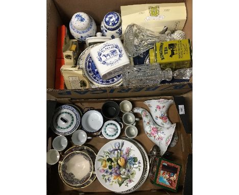 2 BOXES ASSORTED WARE INC  ROYAL  WORCESTER