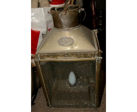 Brass ceiling light and a cylindrical hall lantern (2)