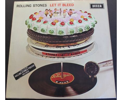 ROLLING STONES - LET IT BLEED - 1ST UK MONO WITH POSTER - An original UK 1st pressing of the album, complete with the poster.