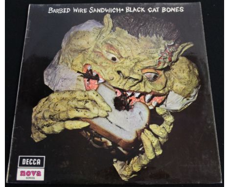 BLACK CAT BONES - BARBED WIRE SANDWICH - A great 1st UK stereo pressing of the tripped out 1970 album on the Decca Nova serie