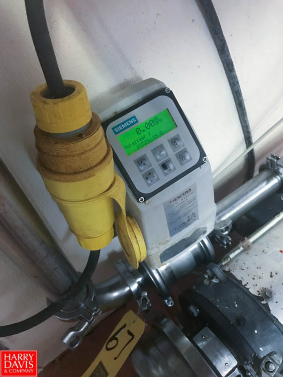 Siemens, Model Mag 6000, 2" Flow Meter, Clamp Type