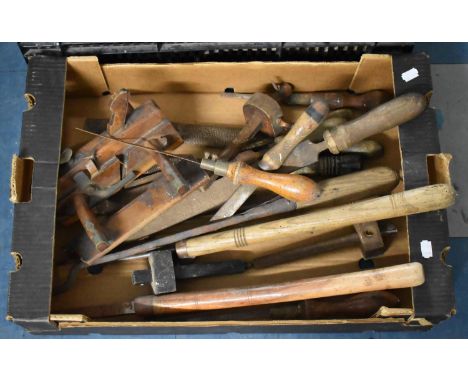A Collection of Vintage and Later Tools to include Chisels, Moulding Planes Etc 