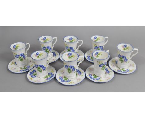 A J and S Chown of Hayle, Cornwall Coffee Set to comprise Eight Cups and Eight Saucers 