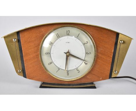 A 1960s Metamec Mantel Clock with Electric Movement, 27cms Wide 