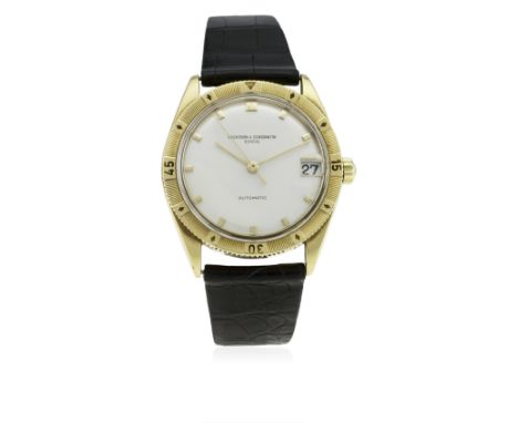 A FINE &amp; RARE GENTLEMAN'S 18K SOLID GOLD VACHERON &amp; CONSTANTIN "THUNDERBIRD" AUTOMATIC&nbsp;WRIST WATCH CIRCA 1964, R