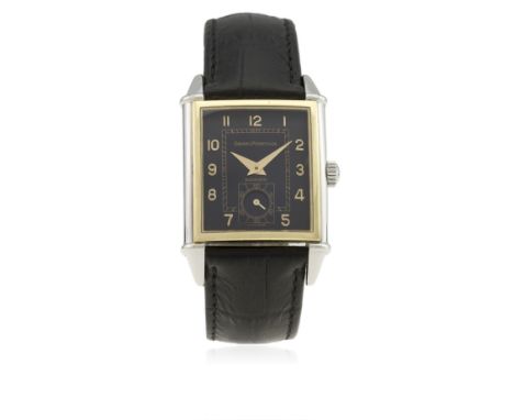 A GENTLEMAN'S STEEL &amp; GOLD GIRARD PERREGAUX VINTAGE WRIST WATCH DATED 2006, REF. 2594 WITH ORIGINAL BOX, PAPERS &amp; BOO