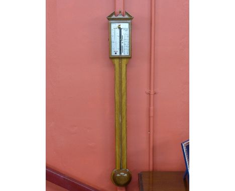 A Rapport mahogany stick barometer