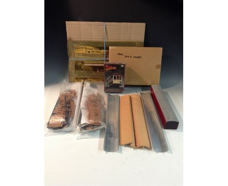 Ian Kirk Model Engineering - an O gauge kit 52'6 corridor 3rd class brake coach kit;  others 61'6 corridor brake;  61;6 corri