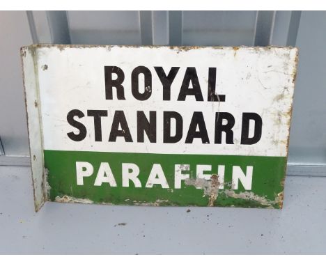 ROYAL STANDARD (18" x 12") - flanged double sided enamel advertising sign