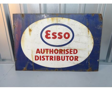 ESSO enamel (36" x 24")- single sided advertising sign