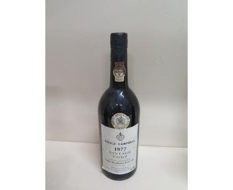 A 75cl bottle of Gould Campbell 1977 Vintage Port 