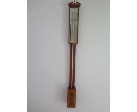 A good quality modern stick barometer - in working order, mercury intact 