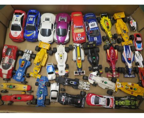 Selection of Vintage Scalextric Slot Cars inc Ford Capri, Porsche 911, BMW  CSL, Triumph TR7 and Dats