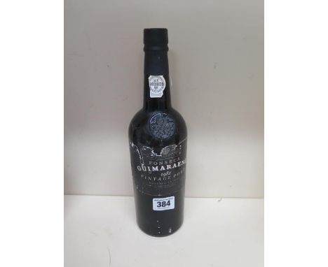 A bottle of Guimaraens 1982 Vintage Port - bottle in 1984 - seal appears intact 