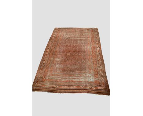 Dorokhsh carpet, Khorossan area, north east Persia, early 20th century, 14ft. 7in. X 9ft. 8in. 4.45m. X 2.94m. Overall wear, 