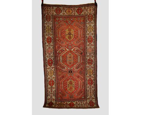 Good Lenkoran rug, Talish area, south east Caucasus, late 19th/early 20th century, 8ft. 9in. X 4ft. 5in. 2.67m. X 1.35m. Over
