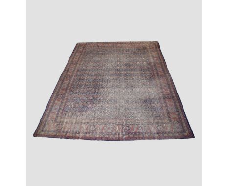 Sparta carpet, south west Anatolia, circa 1920s-30s, 16ft. 5in. X 12ft. 10in. 4.99m. X 3.90m. Overall wear, heavy in places; 