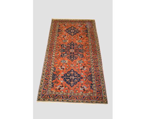 'Star' Ushak carpet, west Anatolia, circa 1940s, 9ft. 10in. X 5ft. 2in. 3m. X 1.58m. The design in the style of a 17th centur