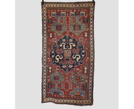 Chondzeresk rug, Karabakh, south west Caucasus, late 19th/early 20th century, 7ft. 8in. X 3ft. 11in. 2.34m. X 1.20m. Overall 