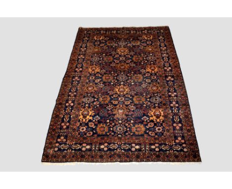 Attractive Tabriz carpet, north west Persia, circa 1920s-30s, 11ft. X 7ft. 7in. 3.35m. X 2.31m. Slight wear and corrosion in 