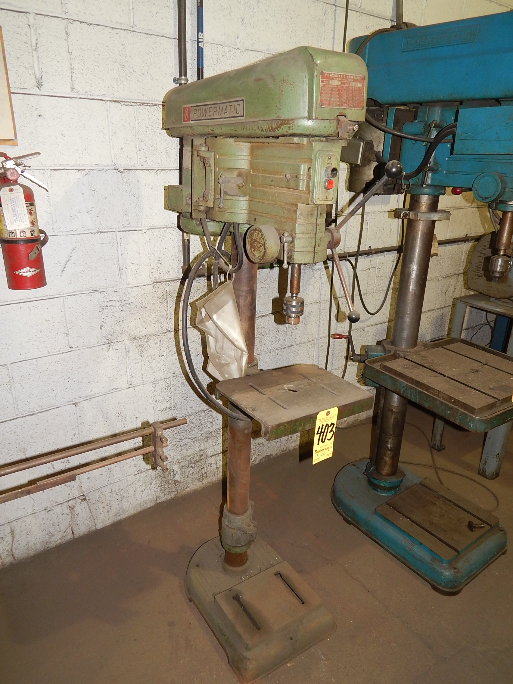 Powermatic Model 1150 Step Pulley Drill Press, 15 Inch, s/n 676106