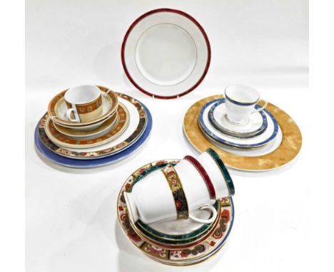 Various part services, Royal Worcester Essential Sienna pattern part service, to include coffee cup, 7cm high, Royal Worceste