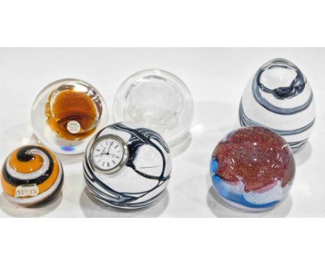 Various Caithness glass, paperweights etc., to include Debutante, 8cm high, 50th anniversary paperweight, various others, Cai