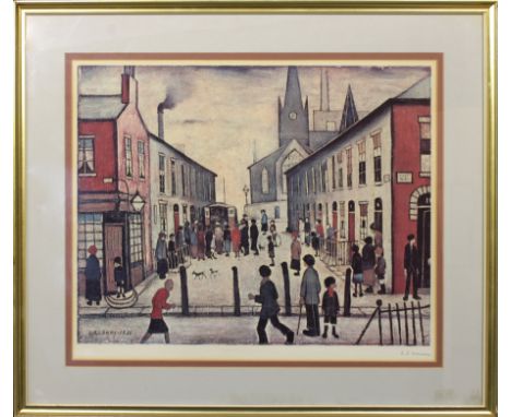 Laurence Stephen Lowry R.A. (1887-1976) The Fever Van, offset lithograph printed in colours on wove paper from the edition of