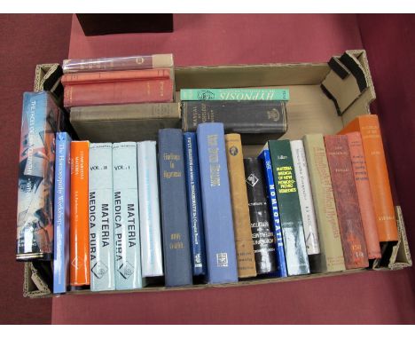 A Quantity of Homeopathic Phychology and Hypnosis Books, including Boericke [W]: Pocket Manual of Homeopathic Materia Medica 
