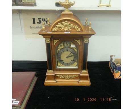 A reproduction bracket clock a/f