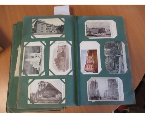 Album of vintage Postcards including North American, Native Americans, Scotland etc 