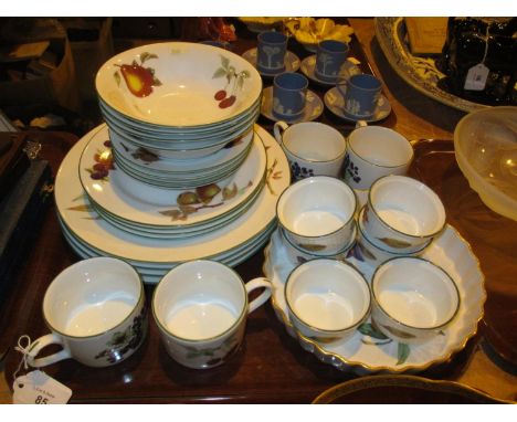 Royal Worcester Evesham Vale 20 Piece Breakfast Set and Other Pieces 