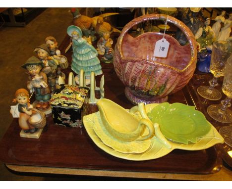 Four Hummel Figures, Carltonware, Royal Winton etc 