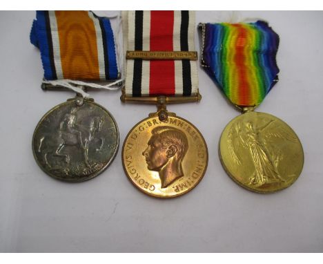 Two WWI Medals and Special Constabulary Medal to M2-153666 Pte G K Robertson ASC 