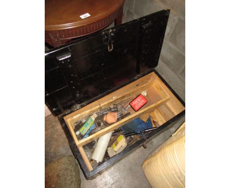 Vintage Tool Box and Contents 
