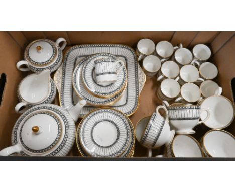 A Wedgwood 'Collonade' tea/coffee service, 60 pieces including covers (box) 