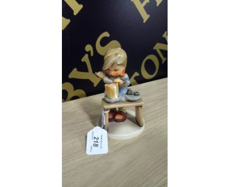 VINTAGE GOEBEL FIGURE "GIRL WITH SPOON IN POT" 14cm(h)