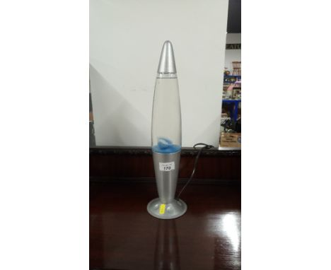 SILVER LAVA LAMP